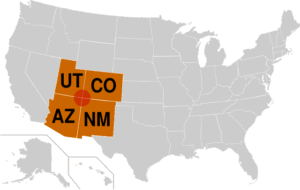 four corners map