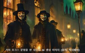 가이 포크스 분장