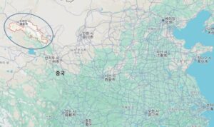 무지개산의 위치