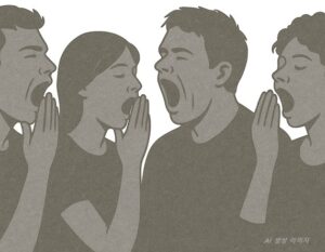 전염처럼 번지는 하품