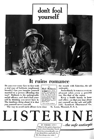 Listerine_1927_Vogue광고
