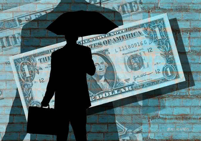 세금 피난처의 어두운 면을 상징하는 이미지