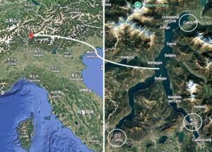 코모호수 위치 지도