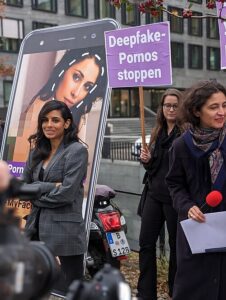 딥페이크 포르노 반대 시위