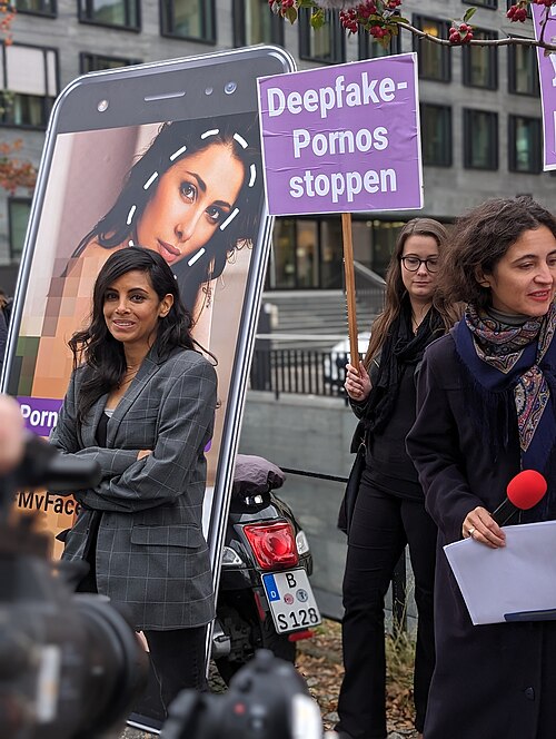 딥페이크 포르노 반대 시위