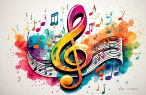 공감각을 표현하는 것 같은 그림