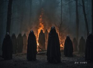 화형에 처해지는 마녀