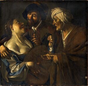 The Procuress forgery by Han van Meegeren