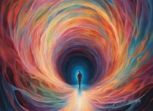 빛의 동굴 속으로 걸어가는 임사체험