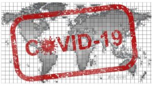 전세계를 덮친 covid-19 이미지