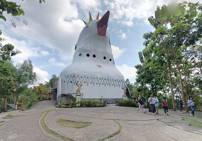 구글어스로 본 닭 교회의 모습