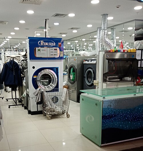 현대적인 드라이클리닝 샵