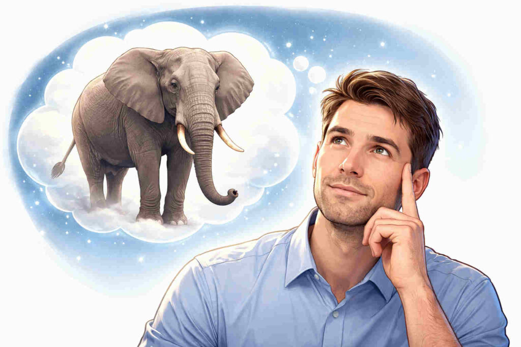 코끼리를 생각하는 남자