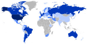전 세계 유대인 분포 지도