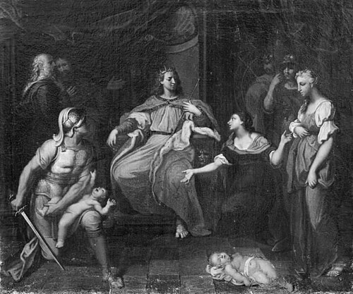 파올로 베로네세의 그림, 솔로몬의 재판