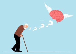 노화와 뇌의 이미지