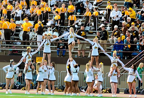 대학교 치어리더들