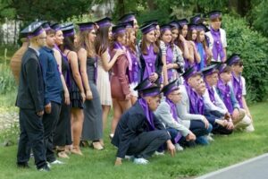 졸업식 앨법 단체 사진