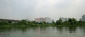 서울의 밤섬. 한강에 있는 람사르 습지이다.