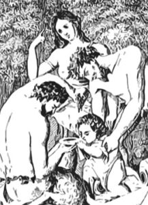 파나세아(만병통치약)을 의인화한 그림