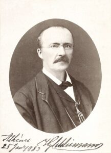 독일 태생의 사업가이자 고고학자 하인리히 슐리만의 초상화(1883)년