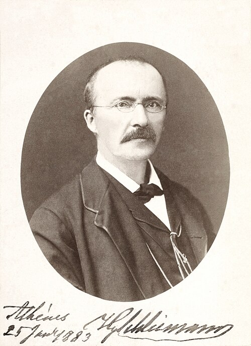 독일 태생의 사업가이자 고고학자 하인리히 슐리만의 초상화(1883)년